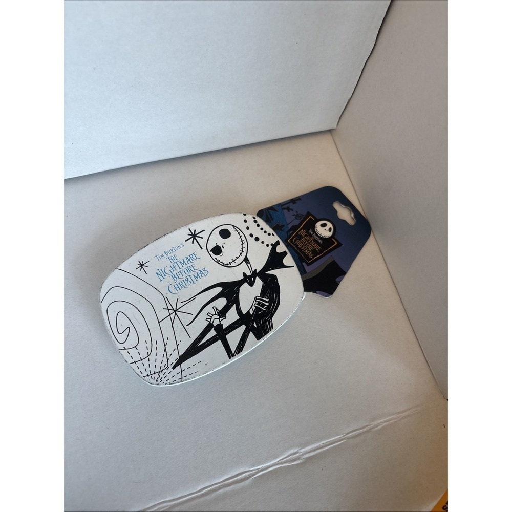 Disney Nightmare‎ Before Christmas Jack Skellington Metal Belt Buckle White WEAR